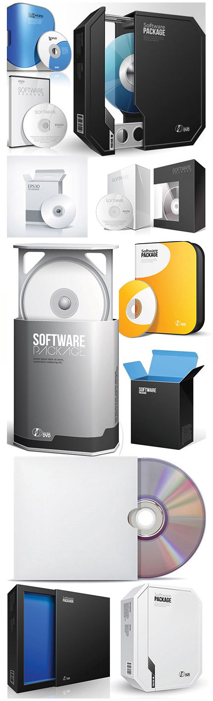 دانلود تصاویر وکتور پکیج یا بسته بندی نرم افزار-Software Packages دانلود تصاویر وکتور پکیج یا بسته بندی نرم افزار-Software Packages