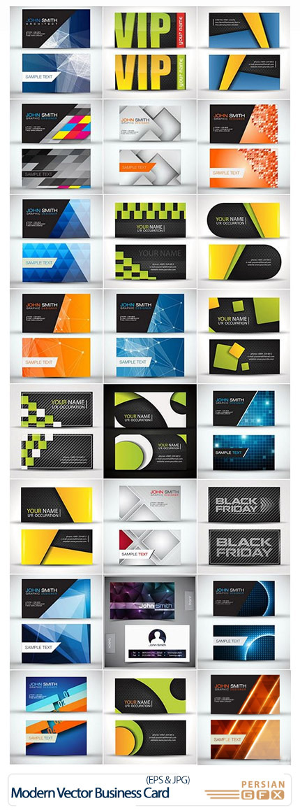 دانلود تصاویر وکتور کارت ویزیت مدرن و فانتزی دانلود تصاویر وکتور کارت ویزیت مدرن و فانتزی Amazing ShutterStock Modern Vector Business Card