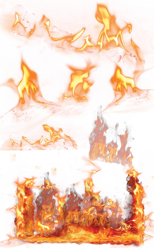 دانلود فایل لایه باز PNG آتش