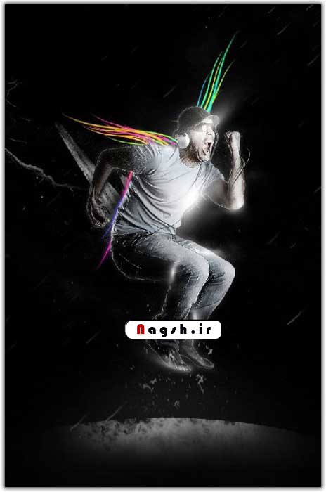 Lighting 33 آموزش تصویری تکنیک جلوه های ویژه ی نوری در فتوشاپ