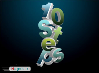 خلق متون سه بعدی با فتوشاپ