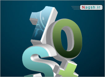 خلق متون سه بعدی با فتوشاپ