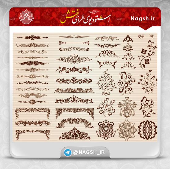دانلود مجموعه وکتور رویش گل و بوته