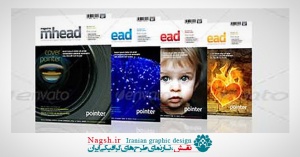 دانلود تصاویر قالب های آماده ایندیزاین مجله های هنری