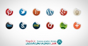 دانلود ست آیکون های جوامع مجازی (socialize icons set)