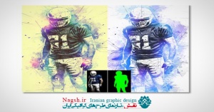 اکشن فتوشاپ افکت تکنیک های انتزاعی Tekniq Photoshop Action