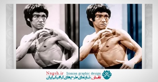 فیلم آموزش تبدیل تصاویر سیاه سفید به رنگی در فتوشاپ