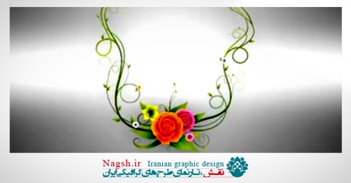 دانلود ویدئو کلیپ رویش گل و بوته با رنگ و طرح زیبا