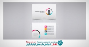 دانلود فایل لایه باز کارت ویزیت سری 3