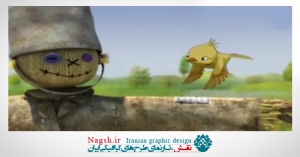 دانلود ویدئو کلیپ کمک کردن مترسک مزرعه به گنجشک کوچک