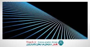 ویدئو کلیپ بکگراند خطوط آبی با پس زمینه سیاه