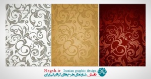 دانلود تصاویر وکتور پس زمینه با پترن گلدار Fine Pattern Backgrounds