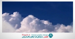 دانلود حرکت ابرها در آسمان آبی