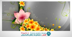 دانلود ویدئو کلیپ بکگراند رویش گل و بوته بسیار زیبا با پس زمینه خاکستری