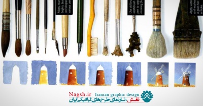 آموزش قدم به قدم نقاشی آبرنگ از مناظر(50 نمونه)