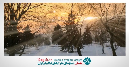 دانلود ویدئو کلیپ بکگراند زمستان برفی